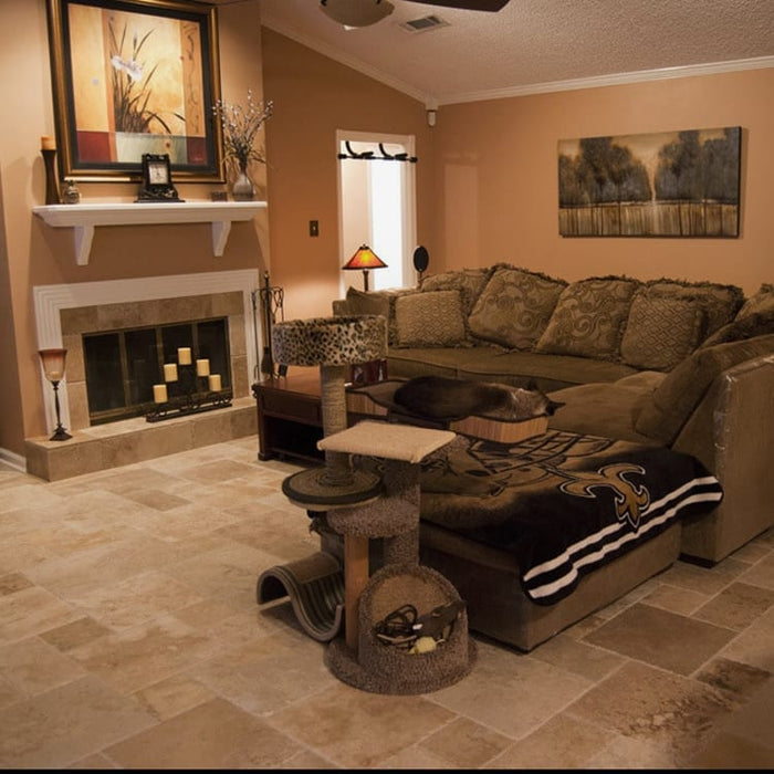 Mina Rustic Antique Pattern Brushed, Chiseled, and Partially Filled - Full Truckload