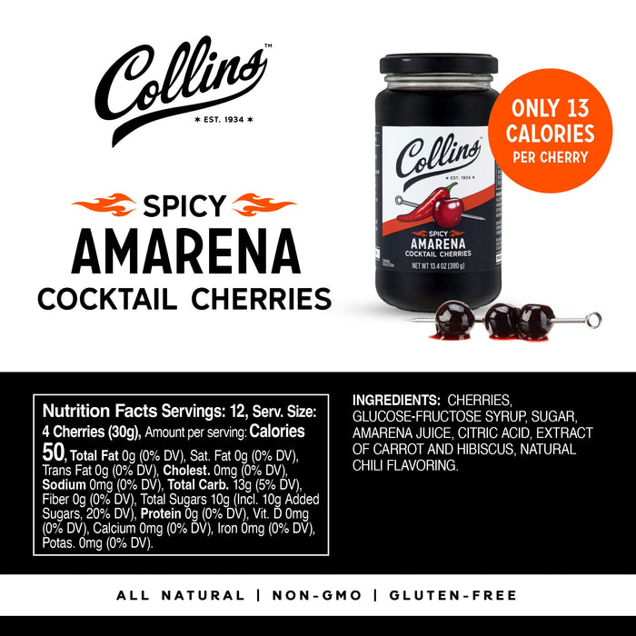 Spicy Amarena Cherries 13.4 oz