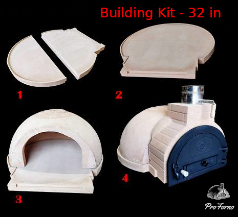 Assembling Kit - Traditional Brick Pizza Oven