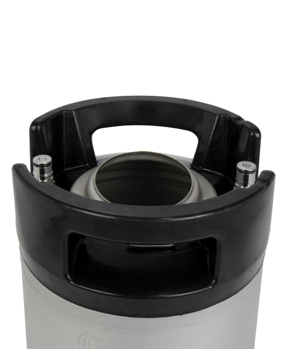 2.5 Gallon Ball Lock Keg with Rubber Handle