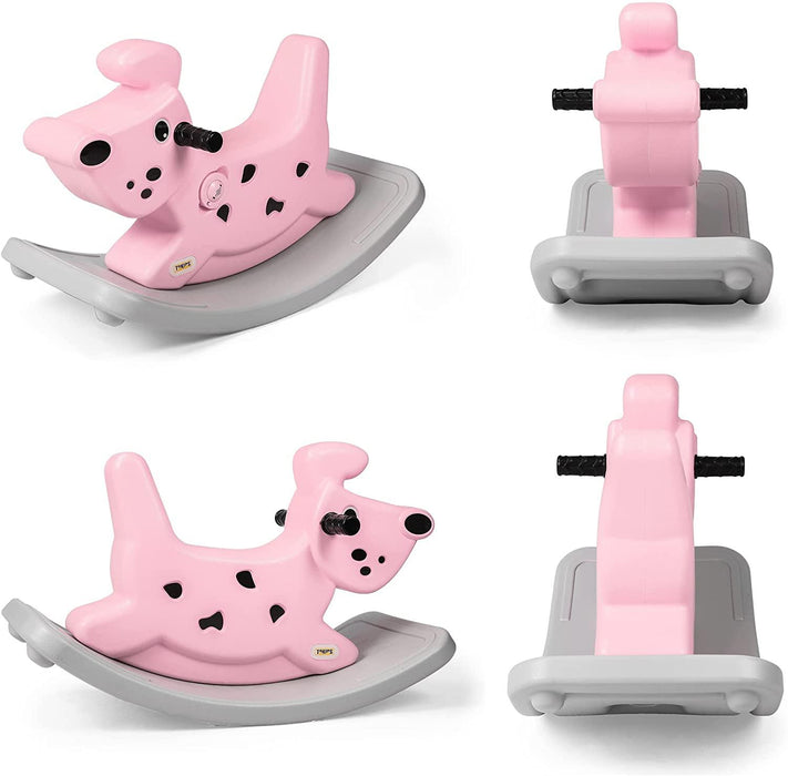 Kids Ride-on Toy Rocking Horse with Music for Toddlers 1-3 Years Old, Pink