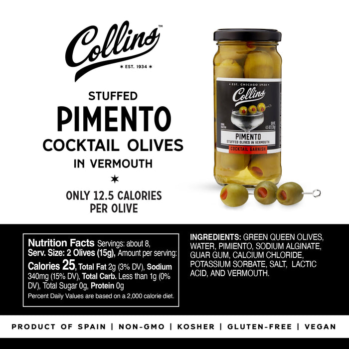 Vermouth Martini Pimento Olives 5 oz