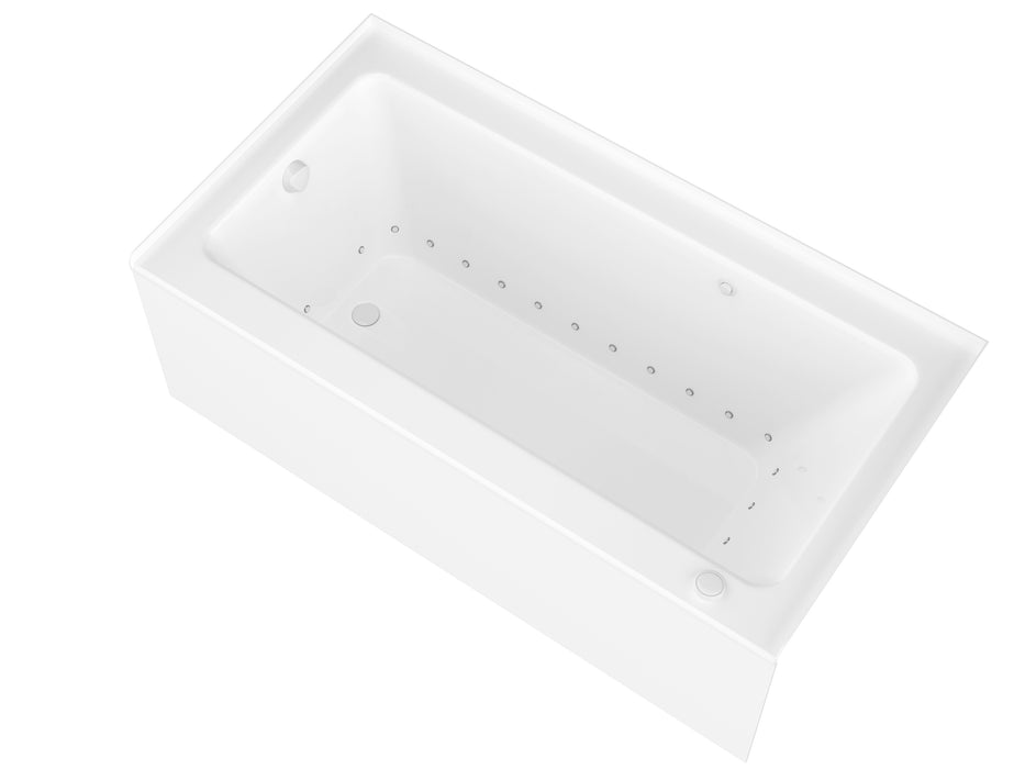 Atlantis Whirlpools Soho 32 x 60 Front Skirted Air Massage Tub with Left Drain