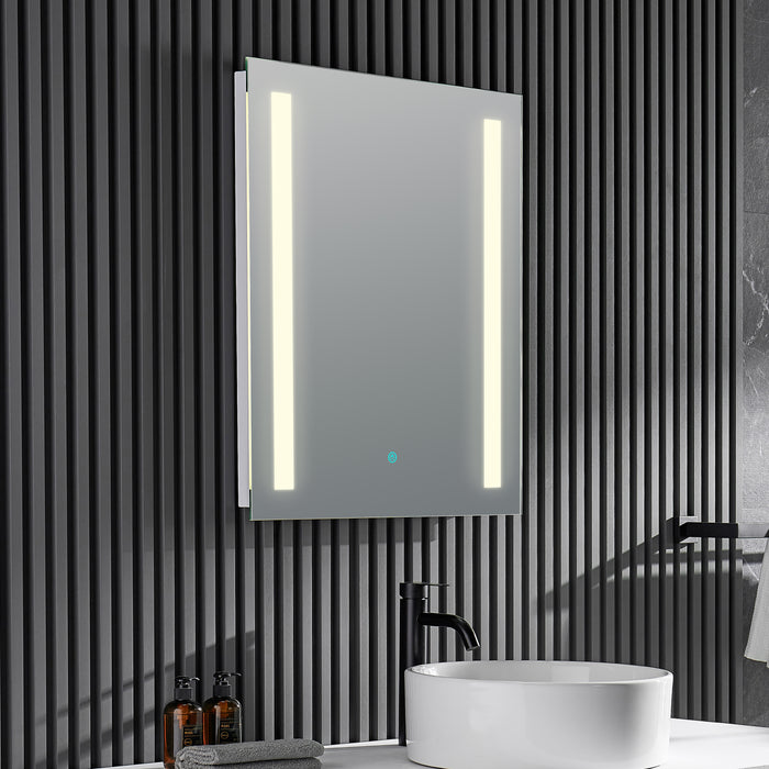 Mantra 30 in. x 24 in. Frameless LED Bathroom Mirror