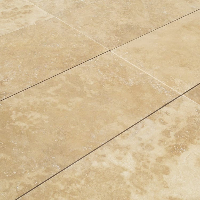 Light Beige Premium Travertine Honed Floor and Wall Tile - Livfloors Collection