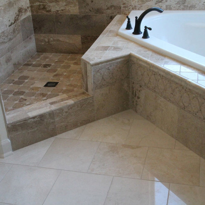Light Pearl Beige Marble Floor and Wall Tile Polished - Livfloors Collection