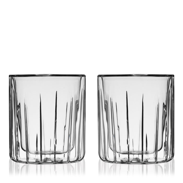 Double-Walled Rocks Glasses Set of 2