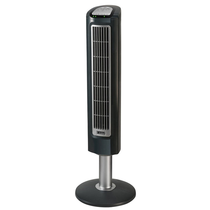 Lasko LKO-2515 38 Inch 3 Speed Electric Remote Controlled Wind Tower Fan, Black