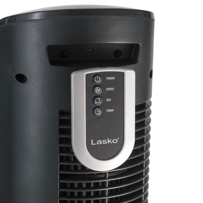 Lasko LKO-2515 38 Inch 3 Speed Electric Remote Controlled Wind Tower Fan, Black