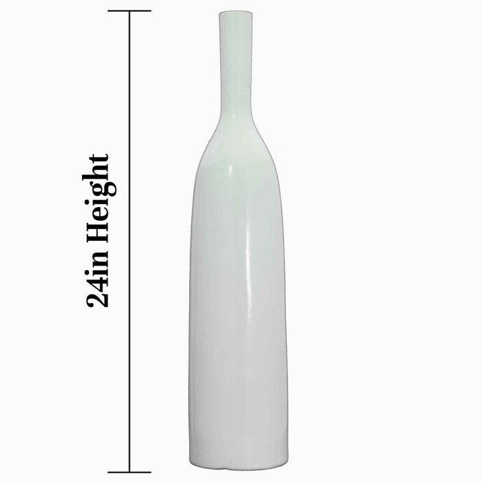 Long Neck Ceramic Vase