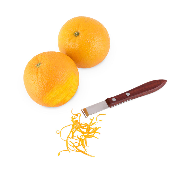 Professional Citrus Zester with Acacia Wood Handle