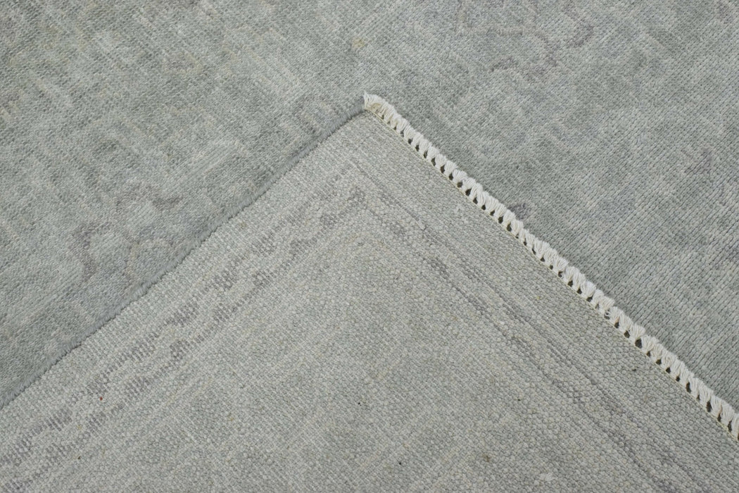 Luxury Hand knotted Wool 8x10 Gray Area Rug  | EMP3