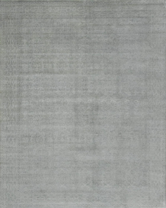 Luxury Hand knotted Wool 8x10 Gray Area Rug  | EMP3