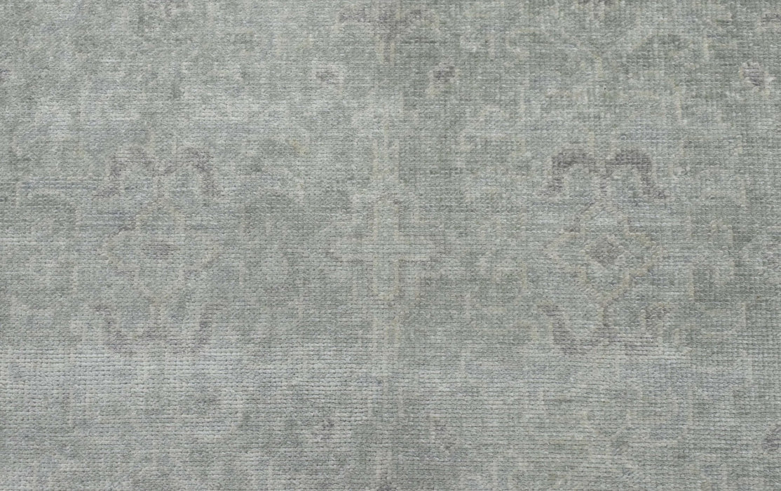 Luxury Hand knotted Wool 8x10 Gray Area Rug  | EMP3