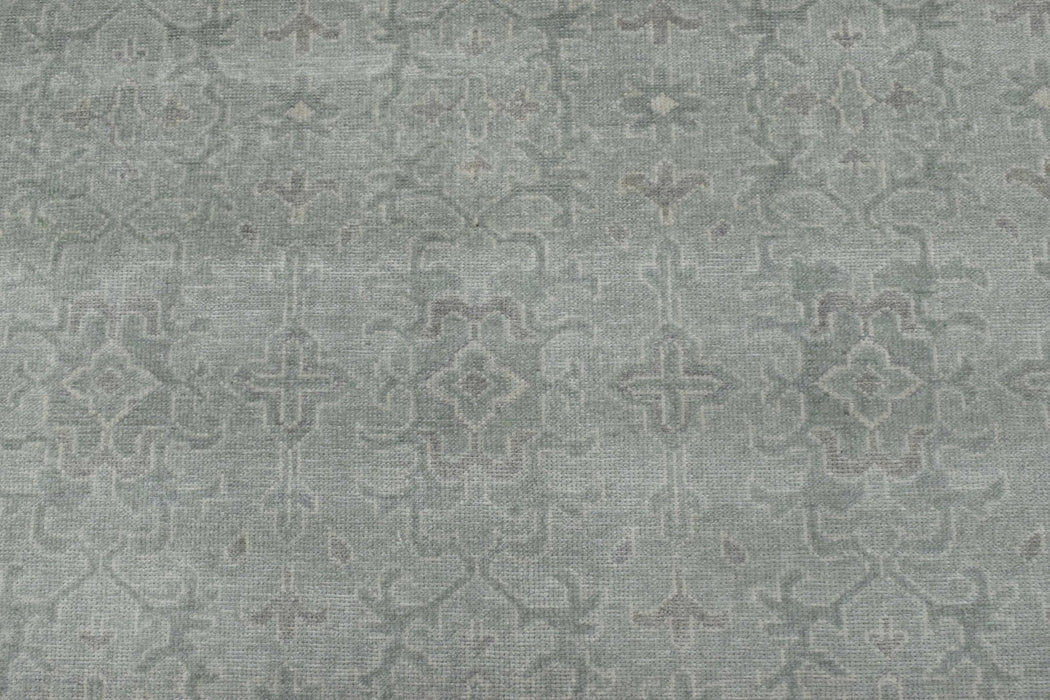Luxury Hand knotted Wool 8x10 Gray Area Rug  | EMP4