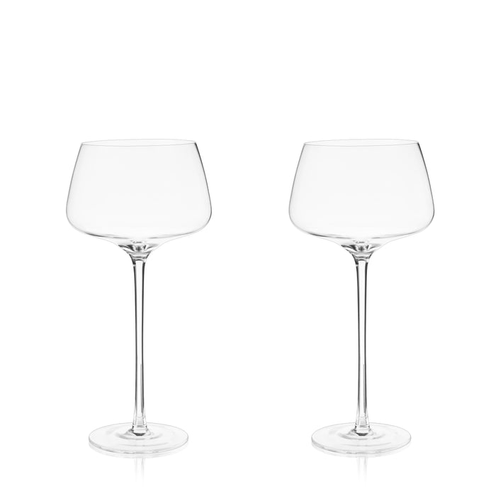 Raye Angled Crystal Amaro Spritz Glasses Set of 2