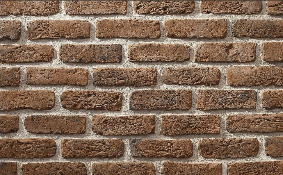 Barok Cotto/Caramel/Lava Manufactured Stone Handmade Brick Veneer - Livfloors Collection