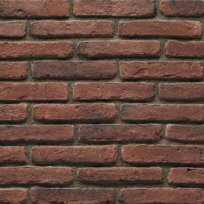 Ferrara Red Manufactured Stone Handmade Brick Veneer - Livfloors Collection