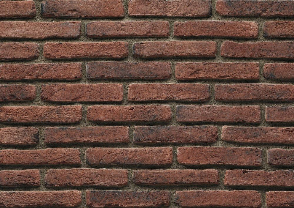Ferrara Red Manufactured Stone Handmade Brick Veneer - Livfloors Collection