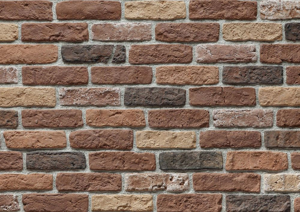 Granulbrick Mix 1 Manufactured Stone Handmade Brick Veneer - Livfloors Collection