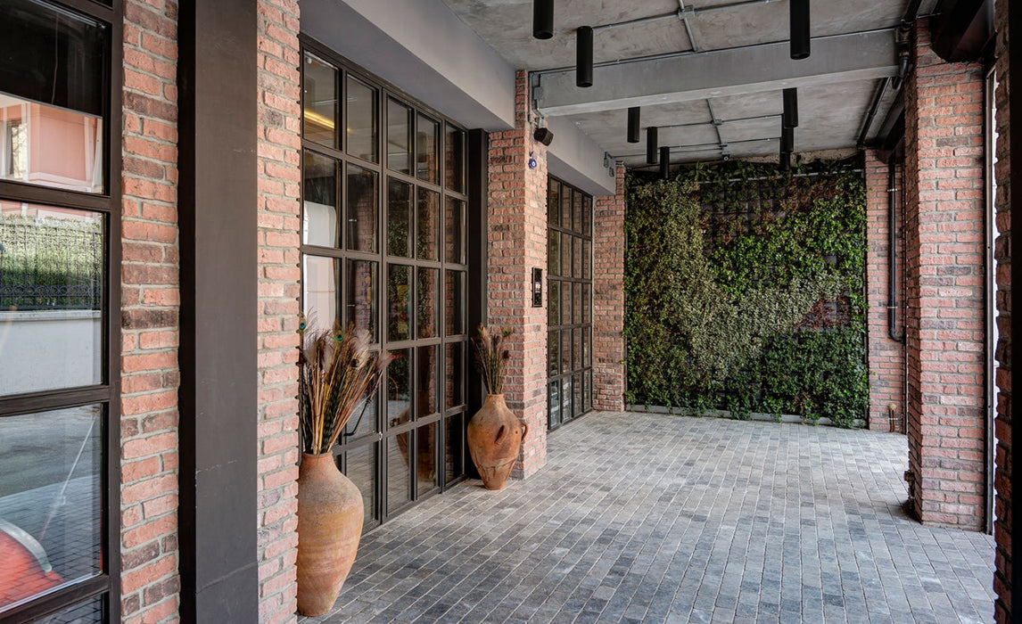 Granulbrick Red Manufactured Stone Handmade Brick Veneer - Livfloors Collection