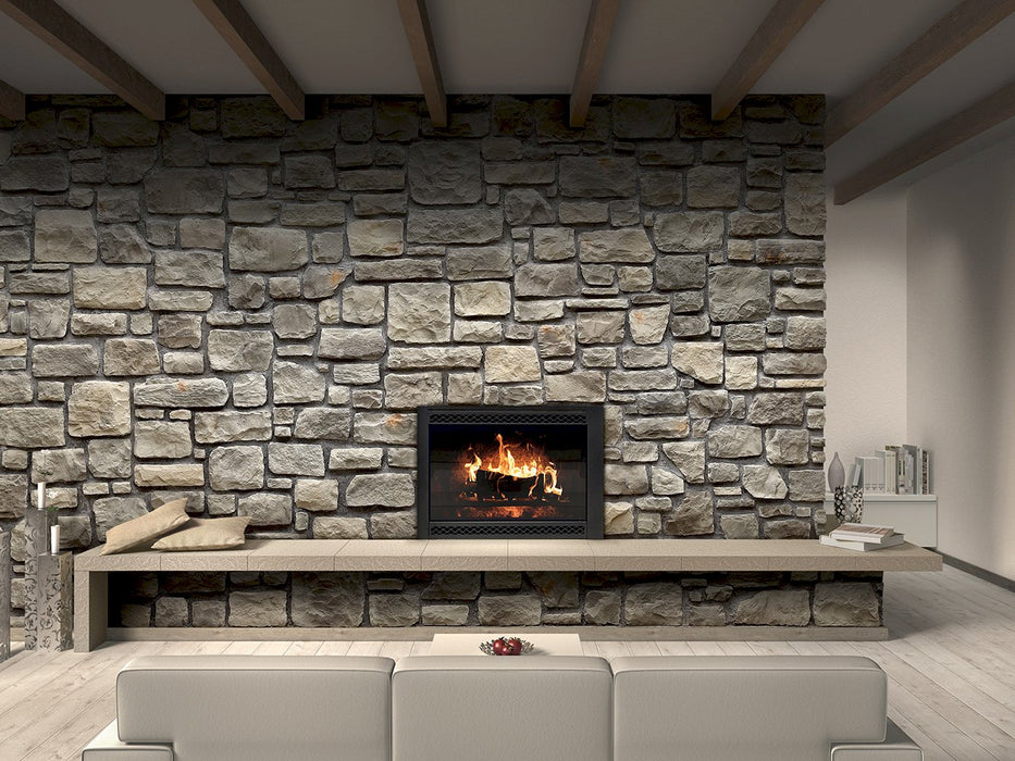 Ashlar Pattern Masso Olive Manufactured Stone Handmade Veneer - Livfloors Collection