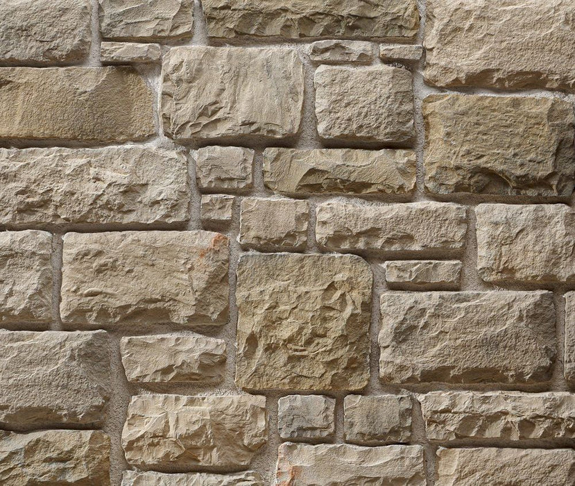 Ashlar Pattern Masso Sand Manufactured Stone Handmade Veneer - Livfloors Collection