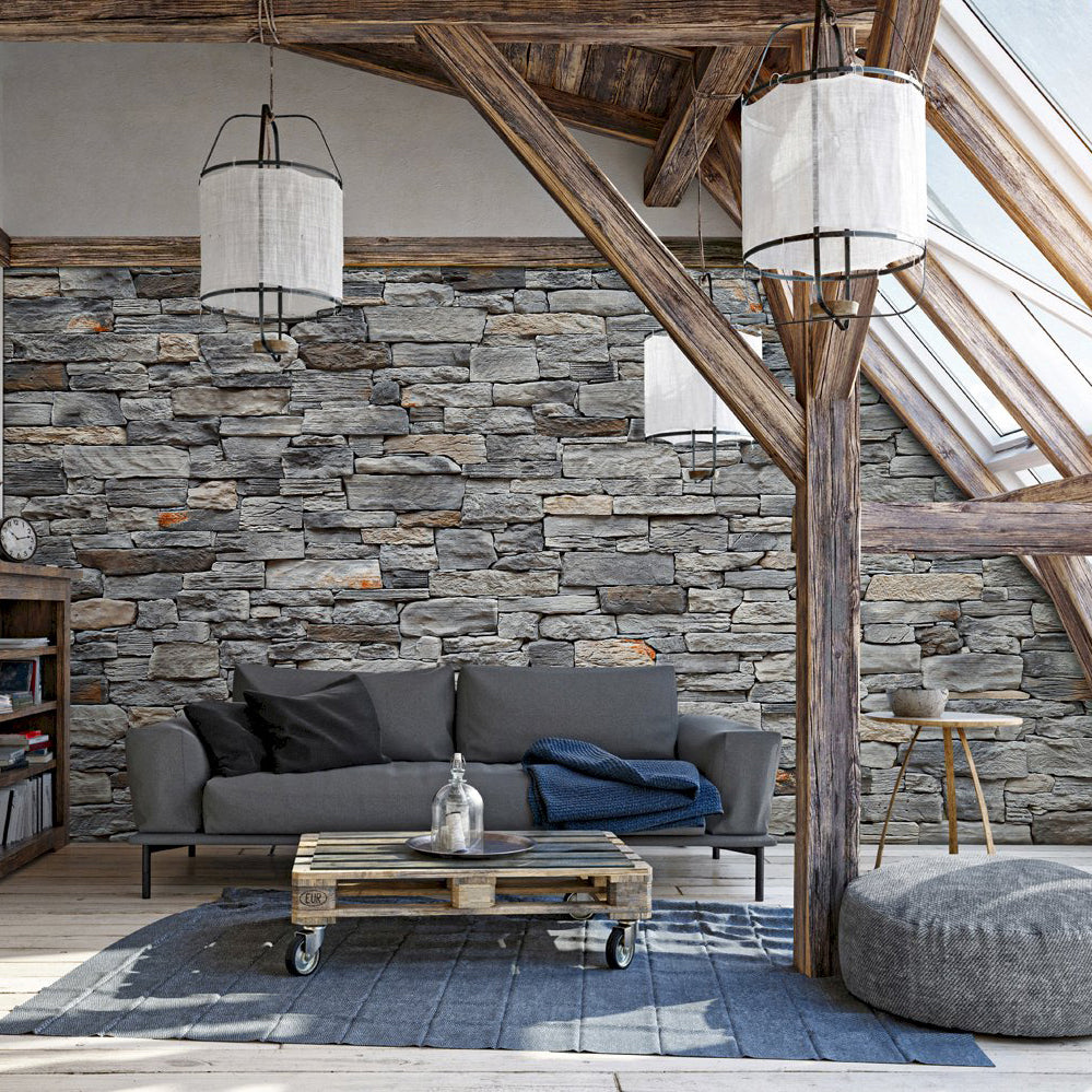 Grand Canyon Ash Slate Look Manufactured Stone Handmade Veneer - Livfl
