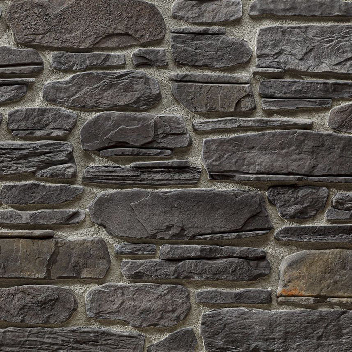 Pastoral Anthracite Slate Look Manufactured Stone Handmade Veneer - Livfloors Collection