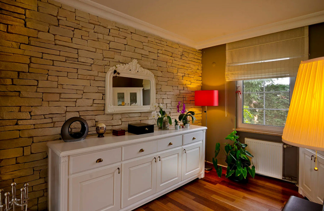 Sierra Pearl Slate Look Manufactured Stone Handmade Veneer - Livfloors Collection