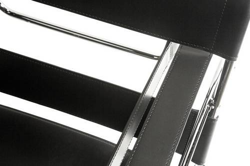 Marcel Breuer Wassily Chair - Black Leather