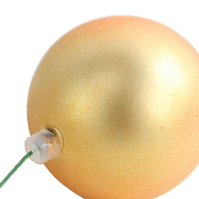 Matte Gold Ball Ornaments