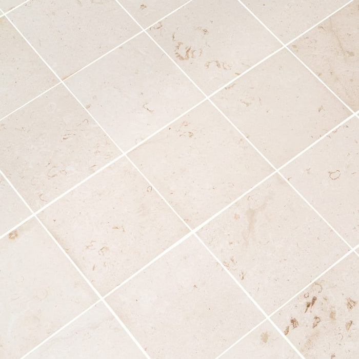 Mayra White Limestone Brushed Floor and Wall Tile-Large Format - Livfloors Collection