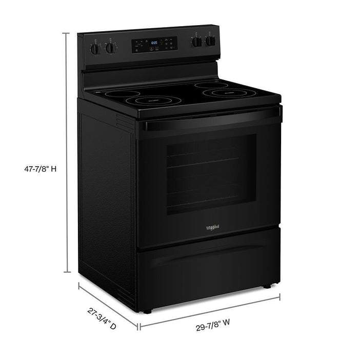 Whirlpool WFES3530RB 30-Inch Electric Range With Steam Clean