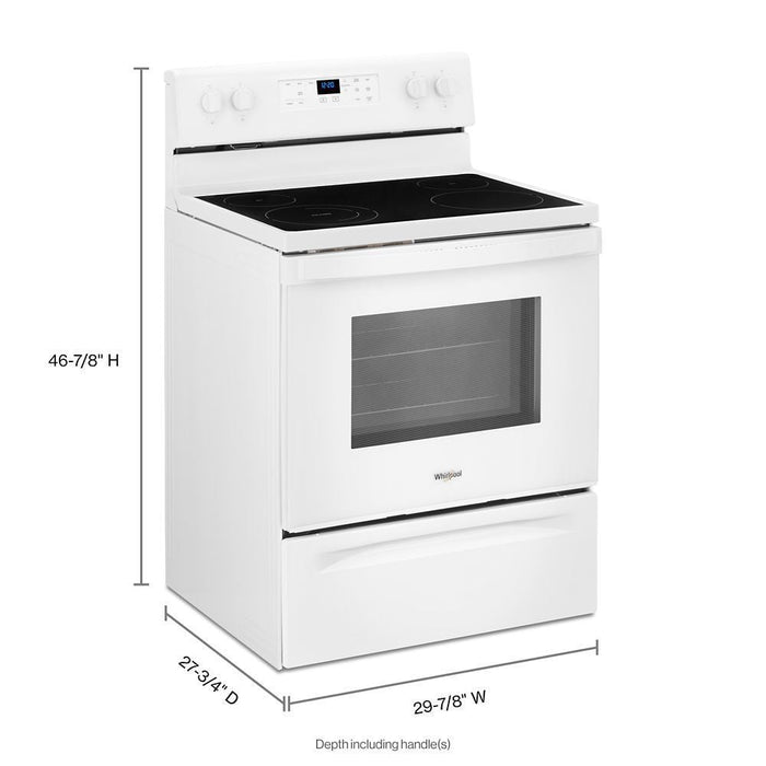 Whirlpool WFE515S0JW 5.3 Cu. Ft. Whirlpool® Electric Range With Frozen Bake Technology