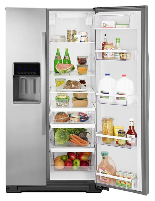 Whirlpool WRS586FIEM 36-Inch Wide Side-By-Side Refrigerator With Temperature Control - 26 Cu. Ft.