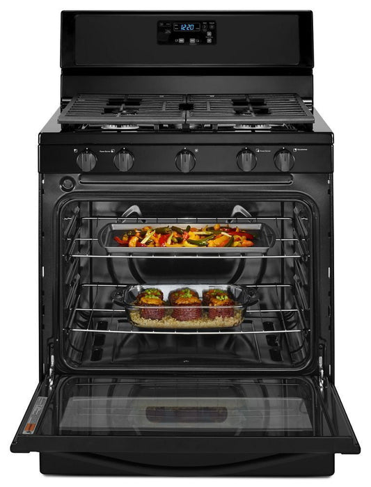 Whirlpool WFG505M0BB 5.1 Cu. Ft. Freestanding Gas Range With Five Burners