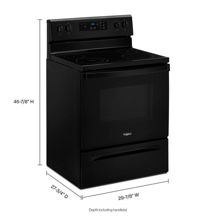 Whirlpool WFE320M0JB 5.3 Cu. Ft. Electric Range With Keep Warm Setting.