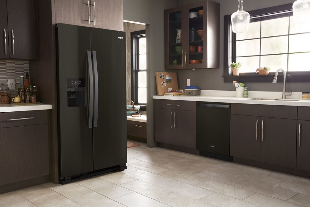 Whirlpool WRS321SDHV 33-Inch Wide Side-By-Side Refrigerator - 21 Cu. Ft.