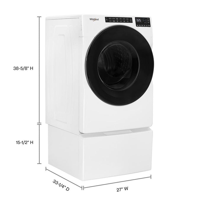 Whirlpool WFW6605MW 5.0 Cu. Ft. Front Load Washer With Quick Wash Cycle