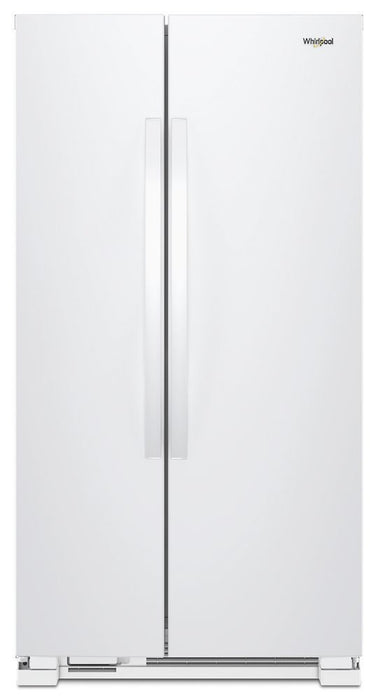 Whirlpool WRS312SNHW 33-Inch Wide Side-By-Side Refrigerator - 22 Cu. Ft.