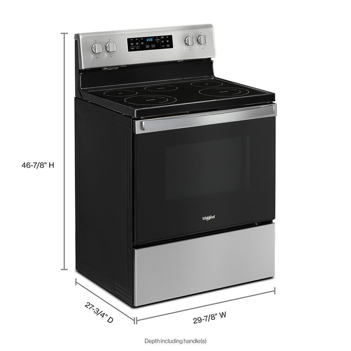 Whirlpool WFE535S0JS 5.3 Cu. Ft. Whirlpool® Electric Range With Frozen Bake Technology