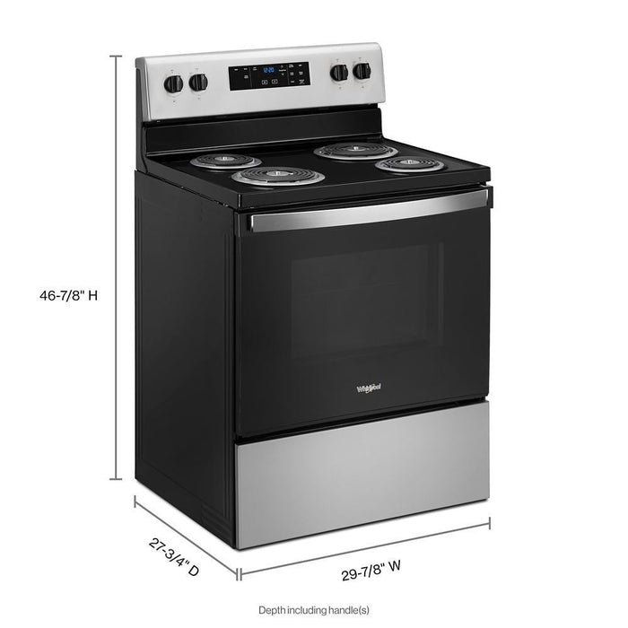 Whirlpool WFC315S0JS 4.8 Cu. Ft. Whirlpool® Electric Range With Keep Warm Setting