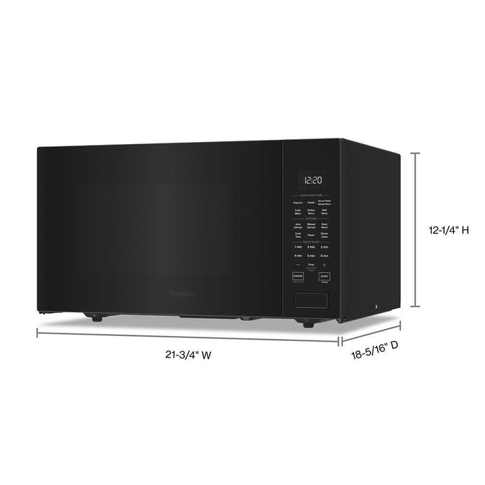 Whirlpool WMCS7022PB 1.6 Cu. Ft. Sensor Cooking Microwave