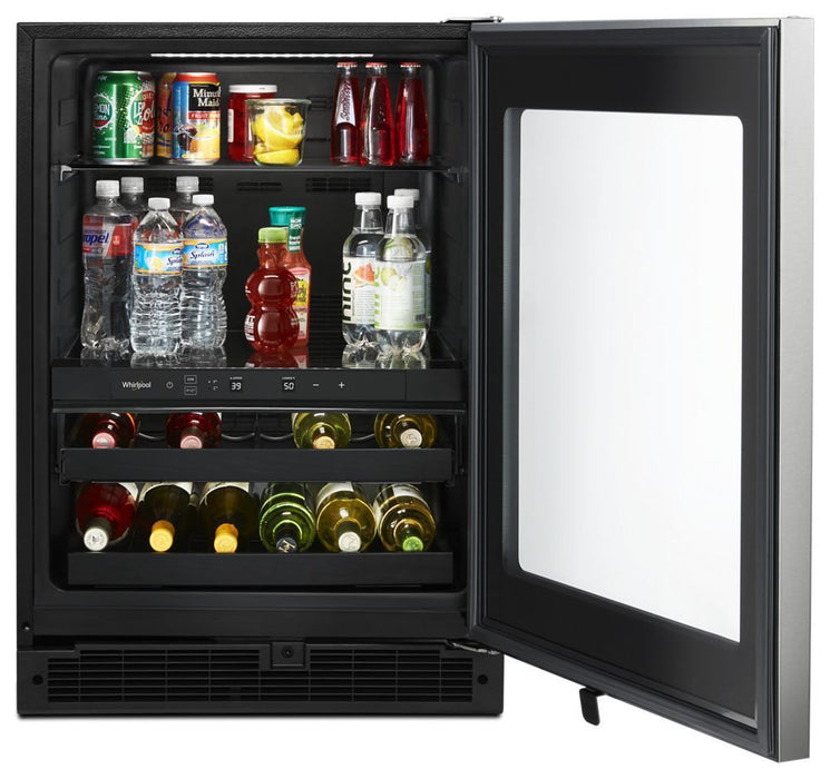 Whirlpool WUB50X24HZ 24-Inch Wide Undercounter Beverage Center - 5.2 Cu. Ft.