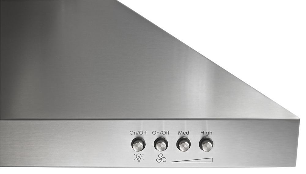 Whirlpool WVW53UC0FS 30" Contemporary Stainless Steel Wall Mount Range Hood