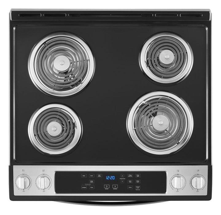 Whirlpool WEC310S0LS 4.8 Cu. Ft. Whirlpool® Electric Range With Frozen Bake&#8482; Technology