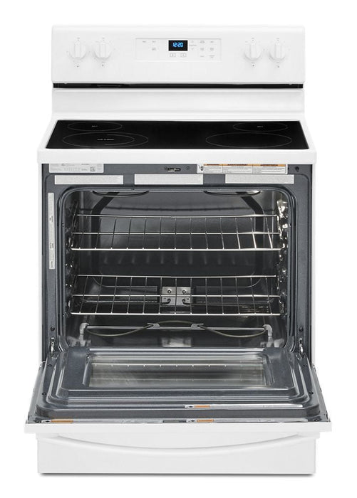 Whirlpool WFE320M0JW 5.3 Cu. Ft. Electric Range With Keep Warm Setting.