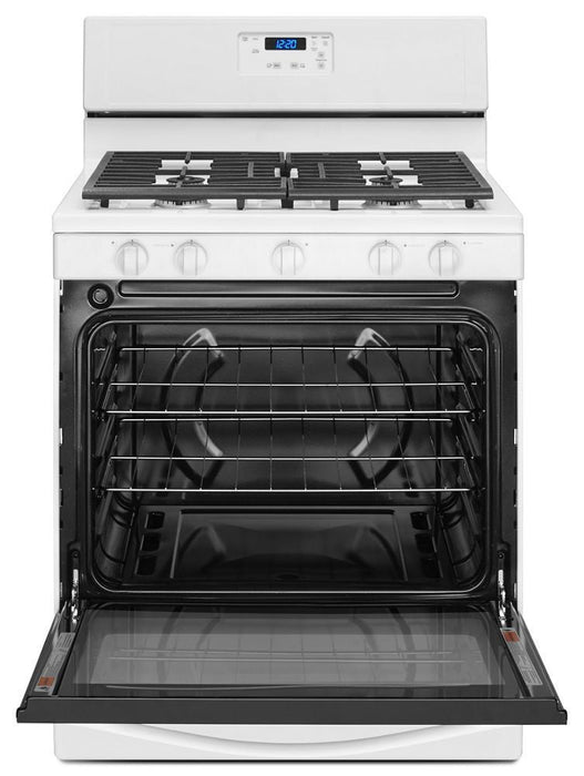 Whirlpool WFG505M0BW 5.1 Cu. Ft. Freestanding Gas Range With Five Burners