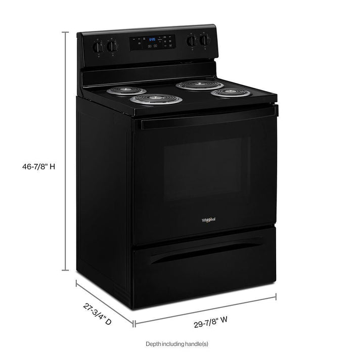 Whirlpool WFC315S0JB 4.8 Cu. Ft. Whirlpool® Electric Range With Keep Warm Setting